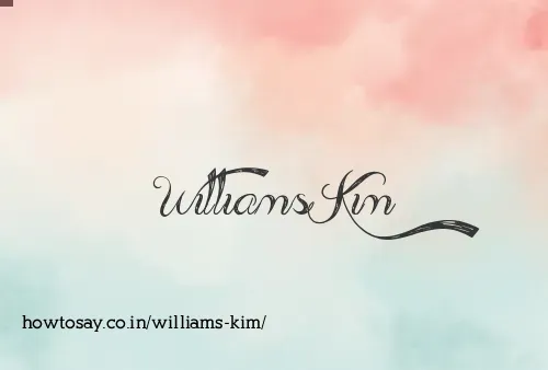 Williams Kim