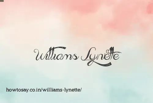 Williams Lynette