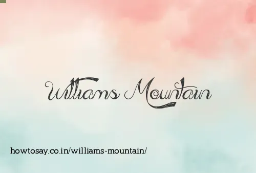 Williams Mountain