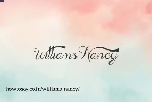 Williams Nancy