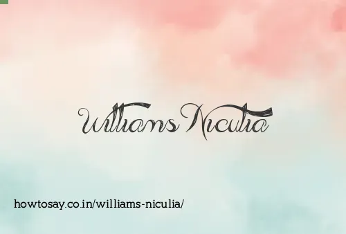 Williams Niculia