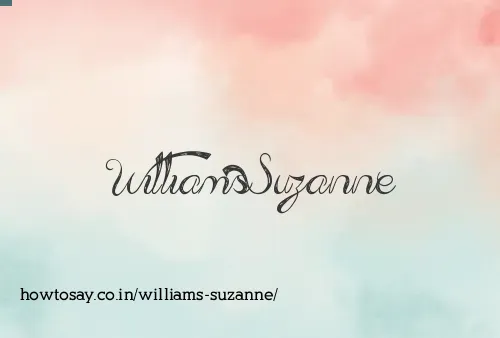 Williams Suzanne