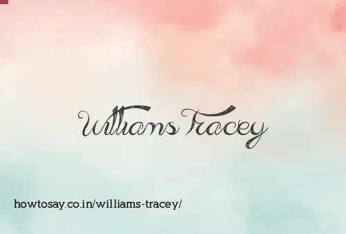 Williams Tracey