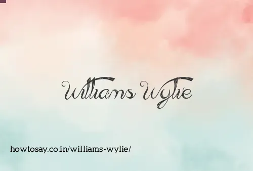 Williams Wylie