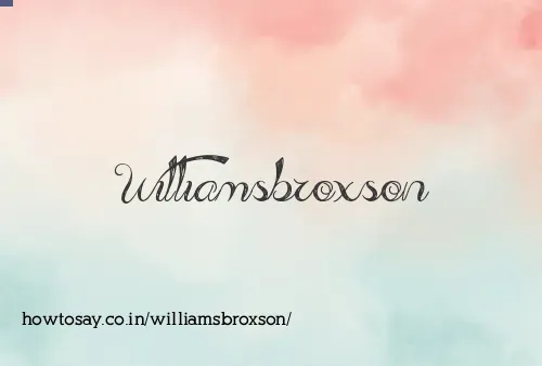 Williamsbroxson