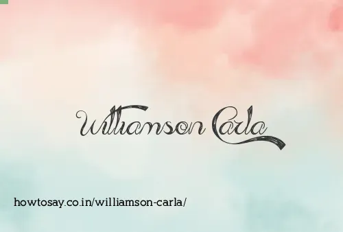 Williamson Carla