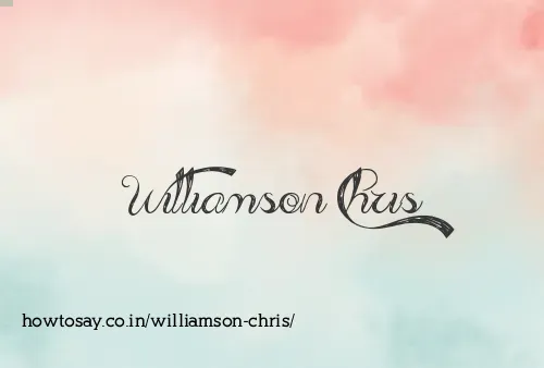 Williamson Chris