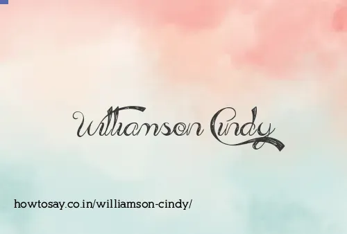 Williamson Cindy