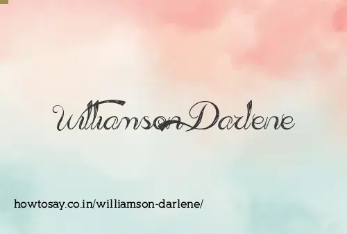 Williamson Darlene