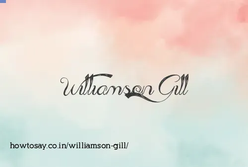 Williamson Gill
