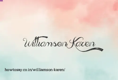 Williamson Karen