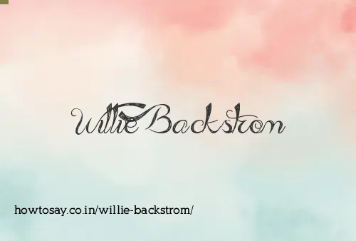 Willie Backstrom