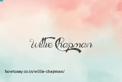 Willie Chapman