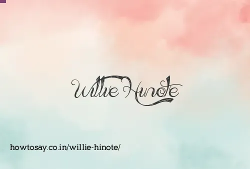 Willie Hinote