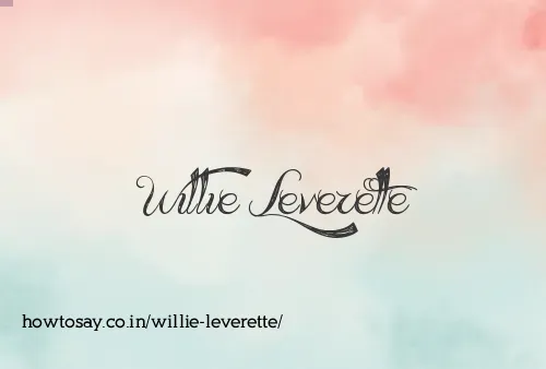 Willie Leverette