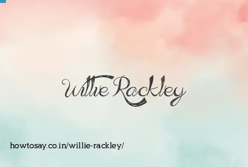 Willie Rackley