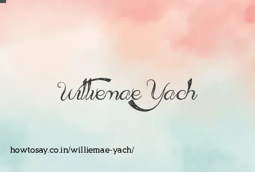 Williemae Yach