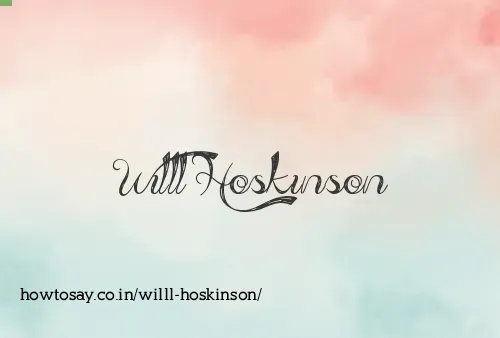 Willl Hoskinson