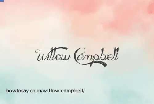 Willow Campbell