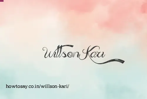 Willson Kari