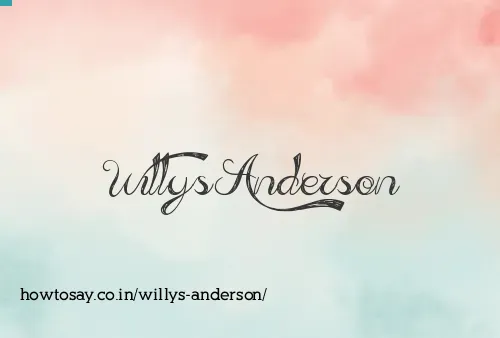 Willys Anderson