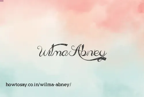 Wilma Abney