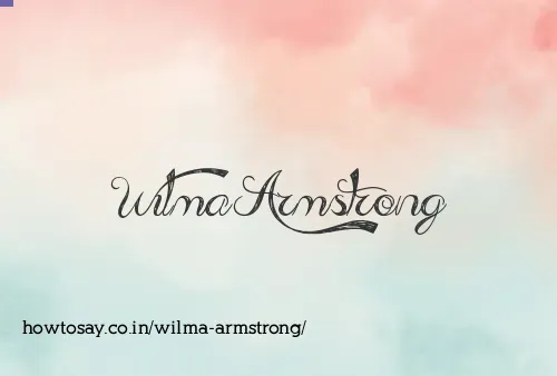 Wilma Armstrong