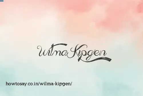 Wilma Kipgen