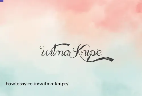 Wilma Knipe