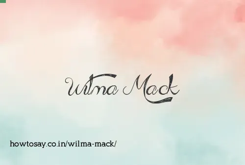 Wilma Mack