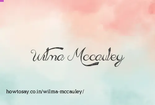 Wilma Mccauley