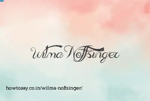 Wilma Noffsinger