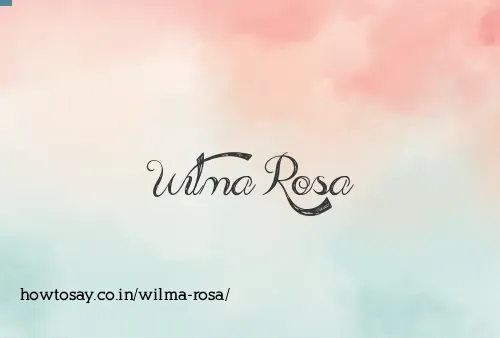 Wilma Rosa