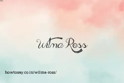 Wilma Ross