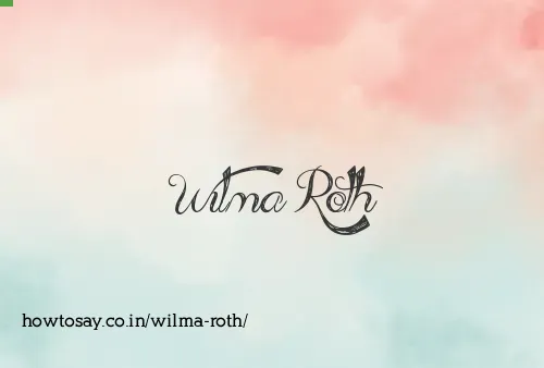 Wilma Roth