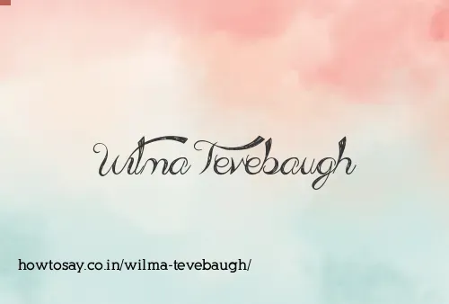Wilma Tevebaugh