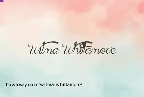 Wilma Whittamore
