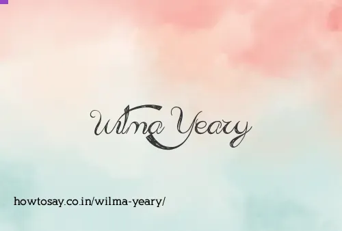Wilma Yeary