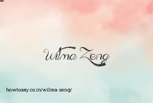 Wilma Zeng