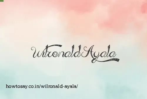 Wilronald Ayala