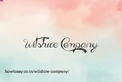 Wilshire Company