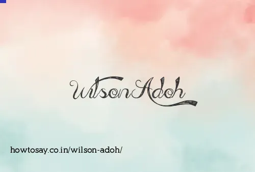 Wilson Adoh