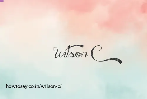 Wilson C