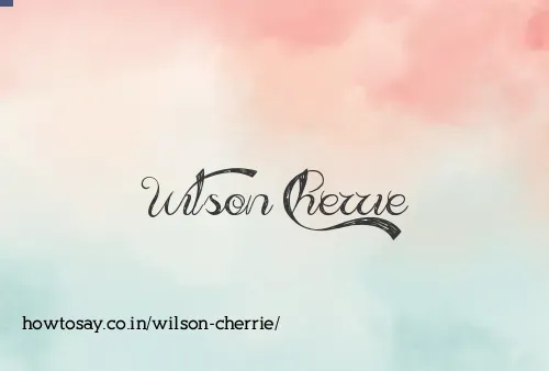 Wilson Cherrie
