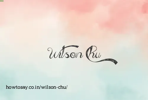 Wilson Chu
