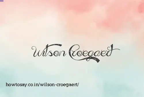Wilson Croegaert