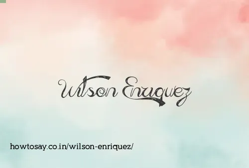 Wilson Enriquez