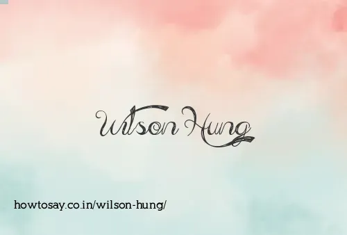 Wilson Hung