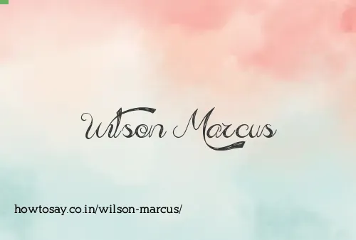 Wilson Marcus