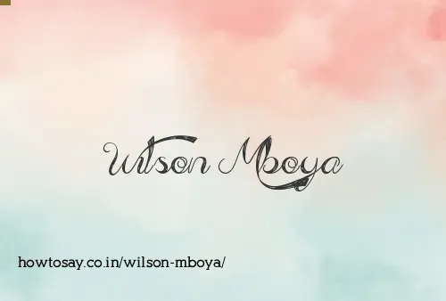 Wilson Mboya